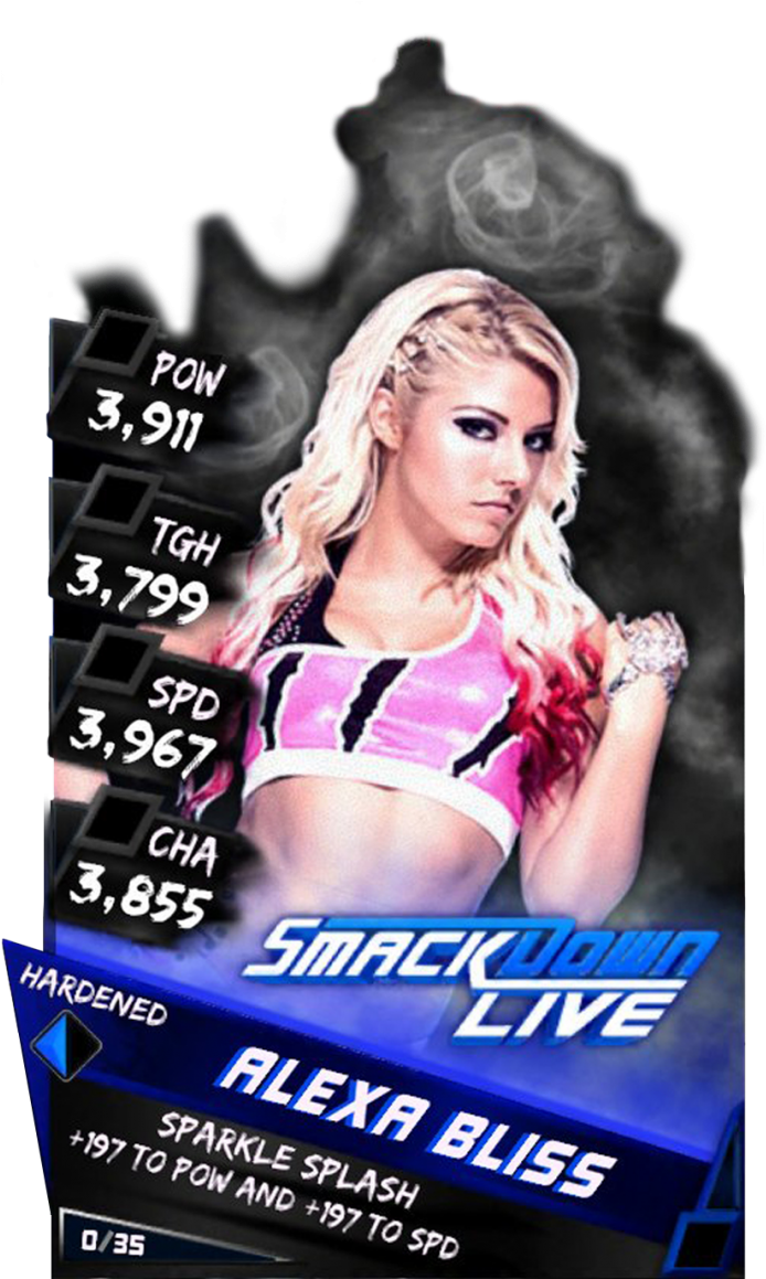 Supercard Alexabliss R10 Summerslam - Cedric Alexander Wwe Supercard (733x1158), Png Download