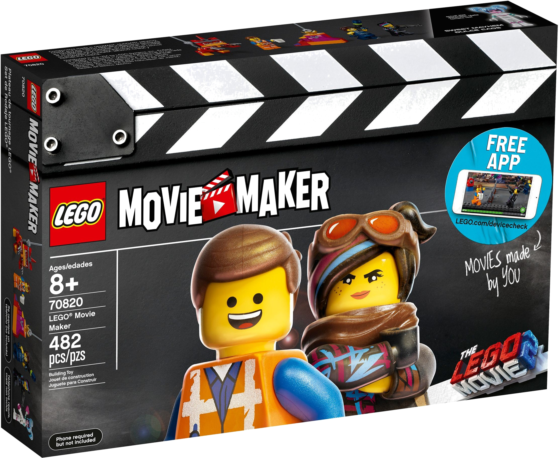 70820 Lego® Movie Maker - Lego Movie 2 Movie Maker (2233x1838), Png Download