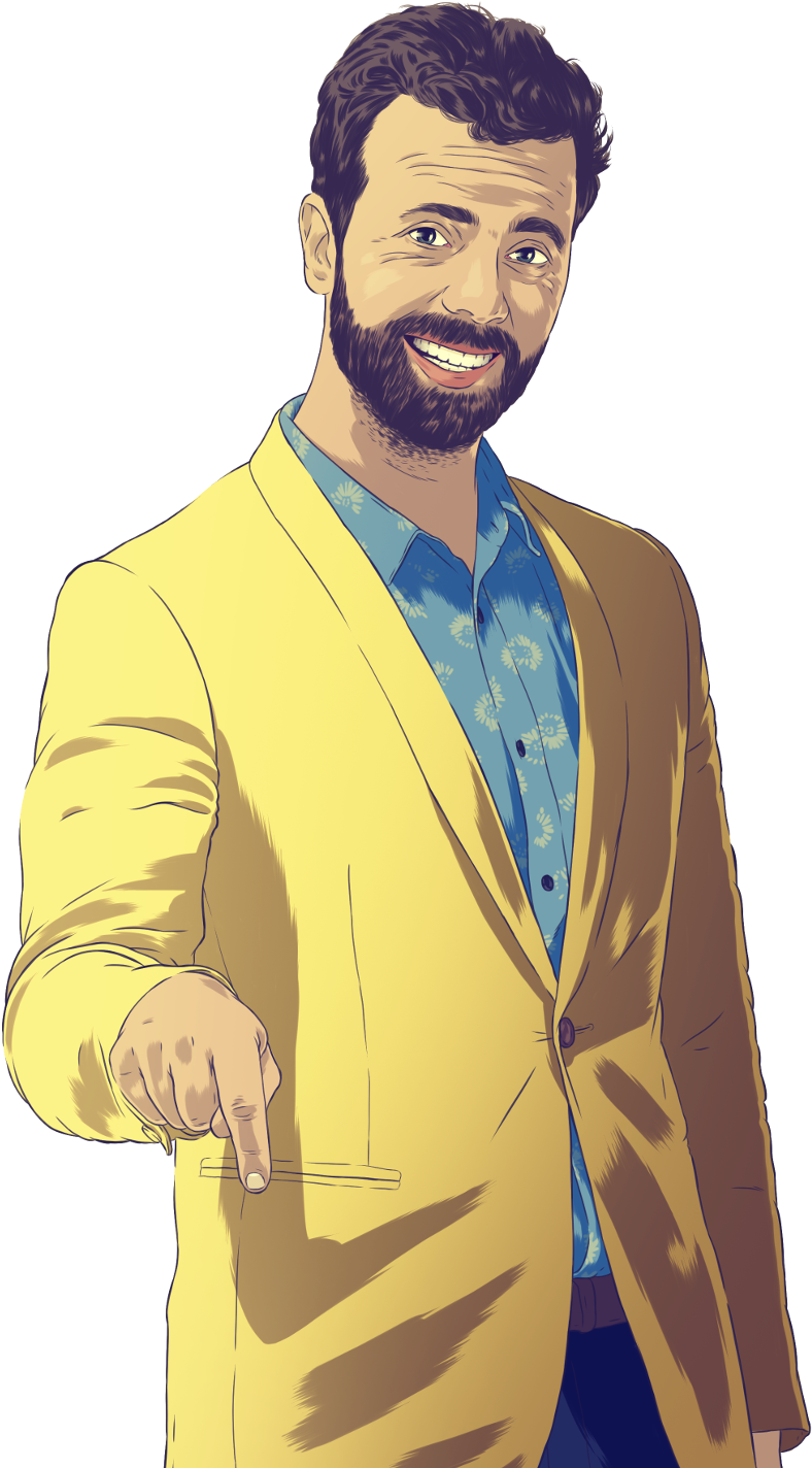 Angus Hervey - Gentleman (1443x1541), Png Download