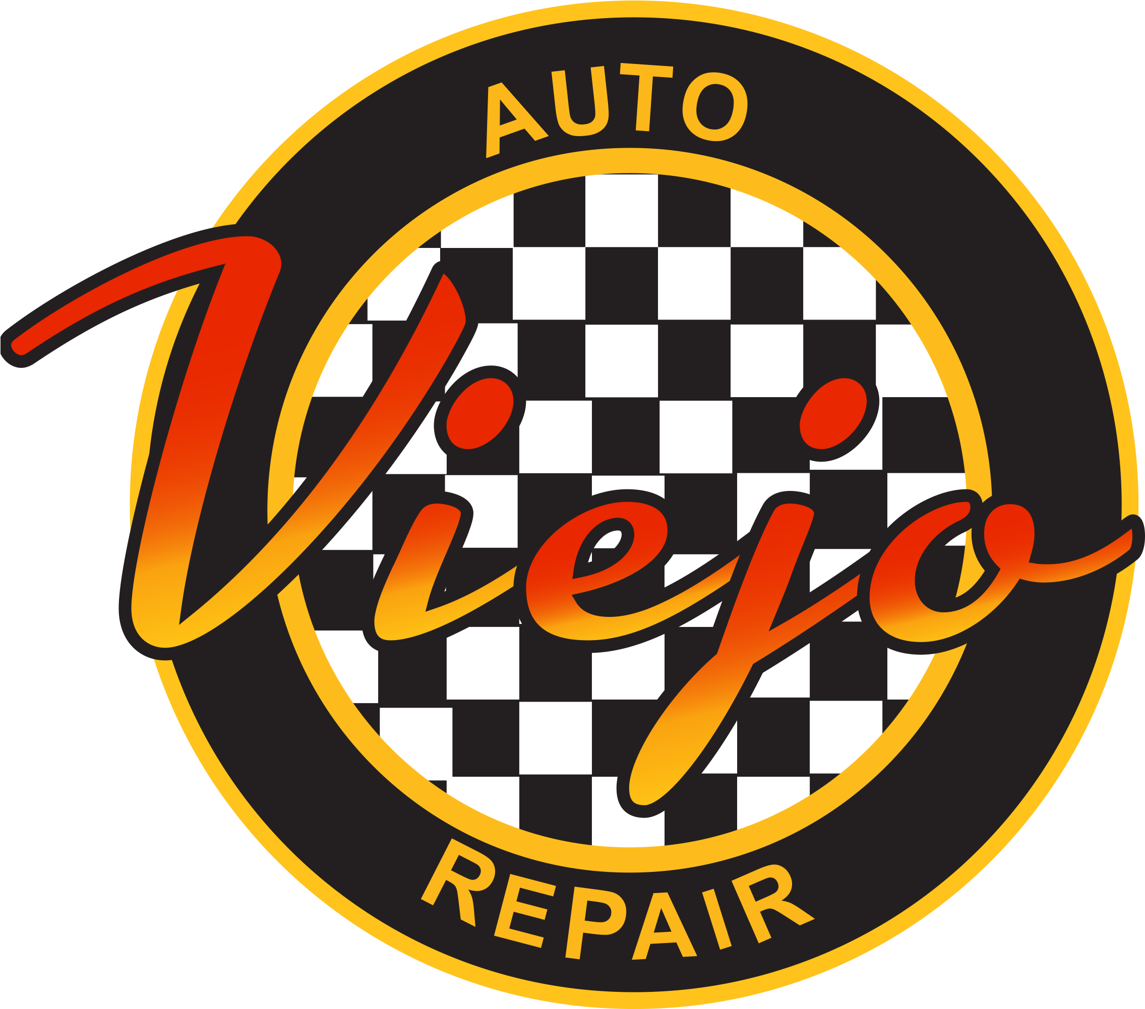 Viejo Auto Repair - Checkered Cherry Phone Case (2396x2264), Png Download