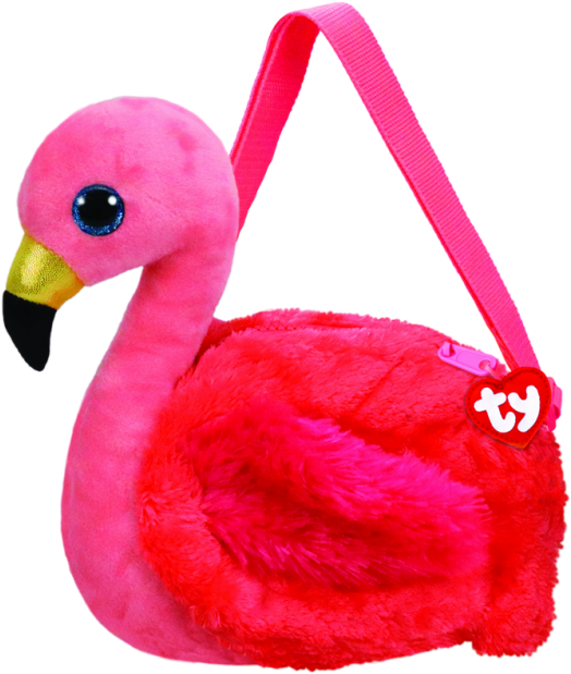 Gilda The Pink Flamingo - Gilda The Beanie Boo (650x627), Png Download