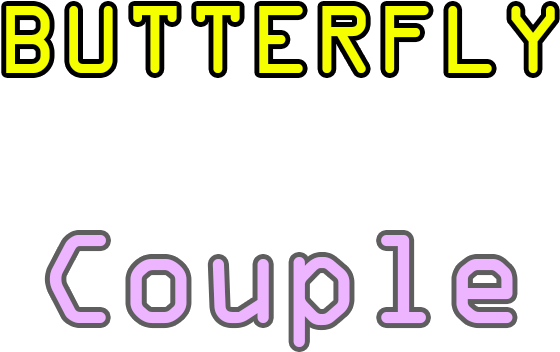 Butterfly Couple Is A Simple Puzzle, Where You Need - Graphics (600x600), Png Download
