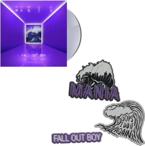 600 X 600 5 - Mania Fall Out Boy Vinyl (600x600), Png Download