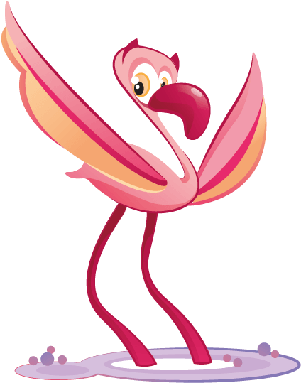 Jungle Wall Decors For Kids Room, Pink Flamingo Wall - Immagini Fenicotteri Rosa Disegni (700x700), Png Download