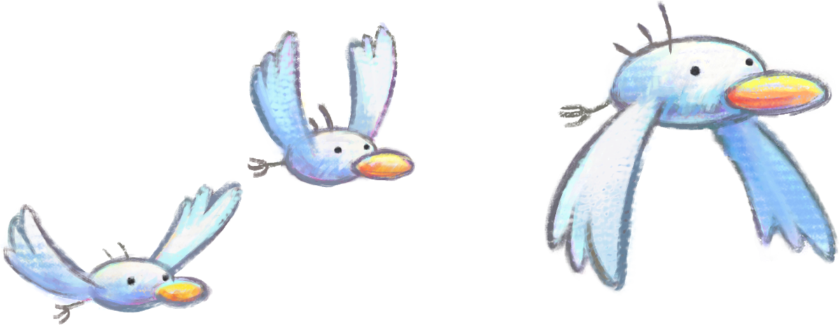 Yoshi's Island Seagull (1200x464), Png Download