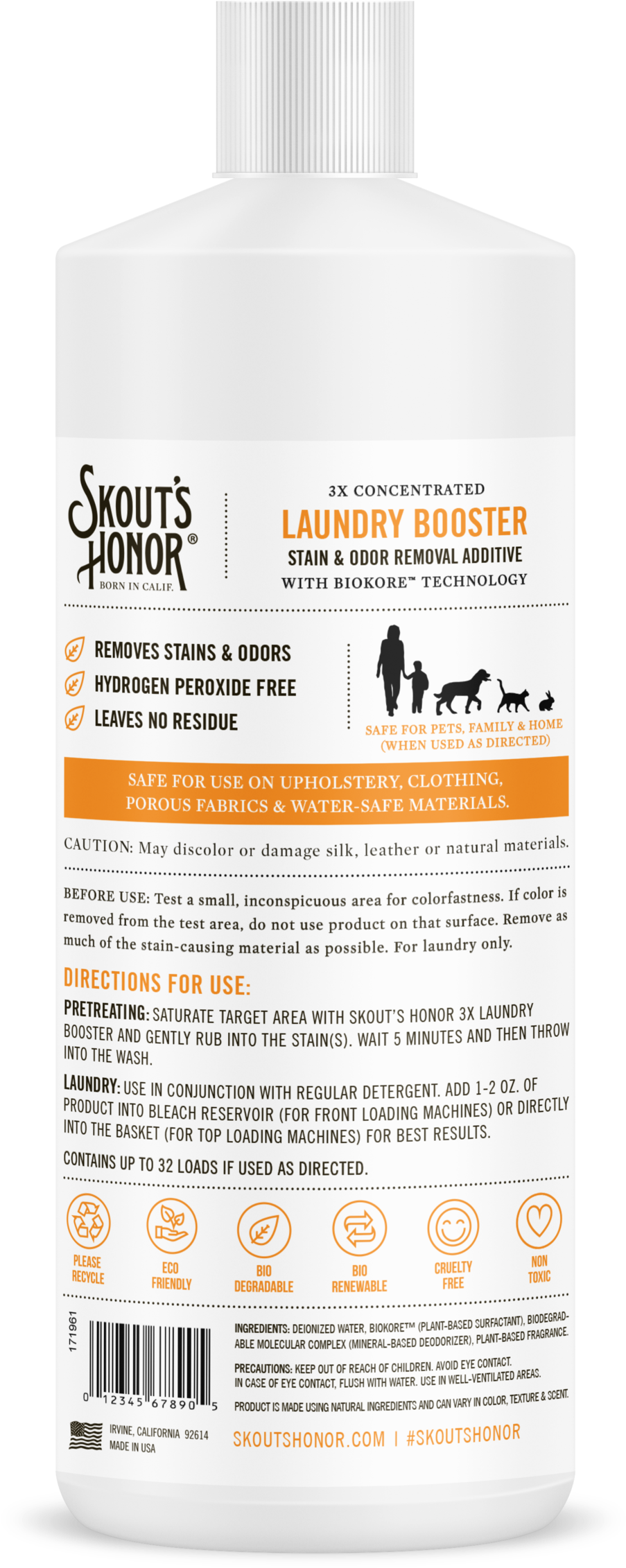 Stain & Odor Removal Additive - Lotion (1400x2442), Png Download