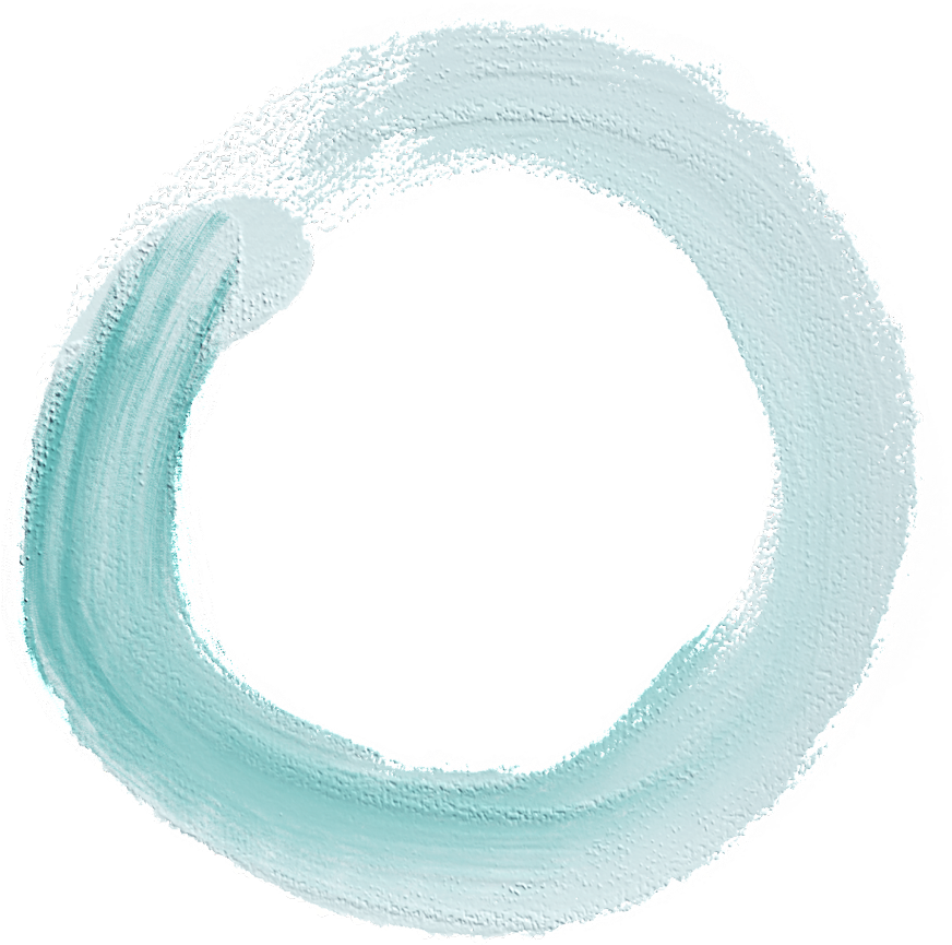 Circle Stroke Brush Paint Art Watercolor Ink Frame - Circle (1024x1087), Png Download