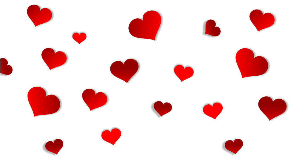 Hearts Png Overlay Transparent - Good Morning My Love Best (1000x824), Png Download