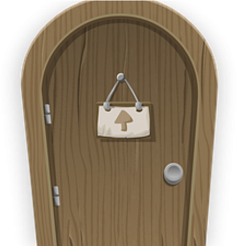 Doorway Clipart Wooden Door - Plywood (640x480), Png Download