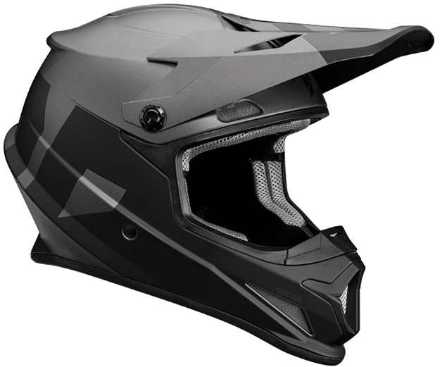 Motocross Helmet Png Transparent - Thor Sector Level Helm (700x602), Png Download