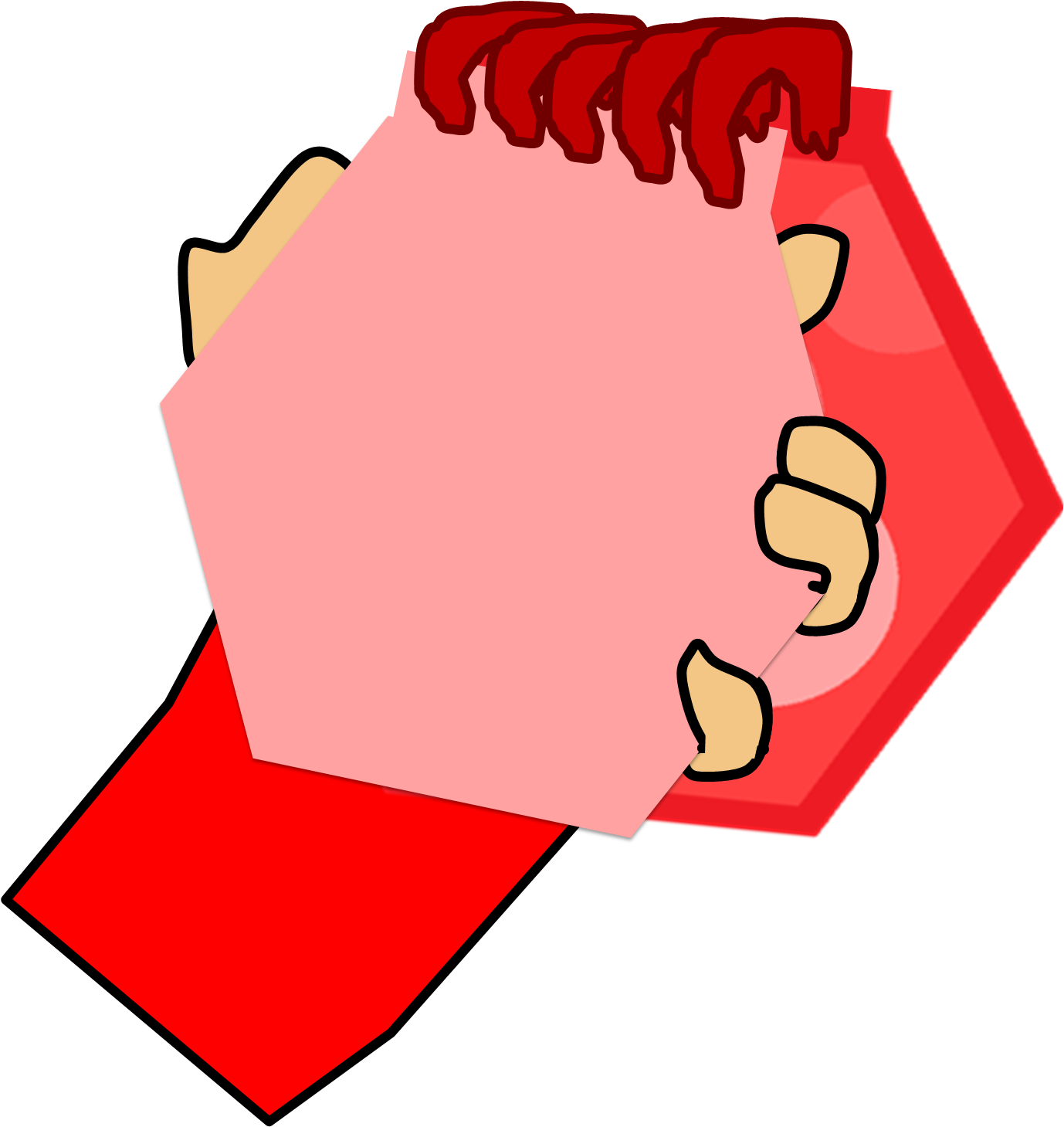 Alex Holding His Notebook Elmo World, Little Einsteins, - Blue's Clues Notebook Holding (1430x1459), Png Download
