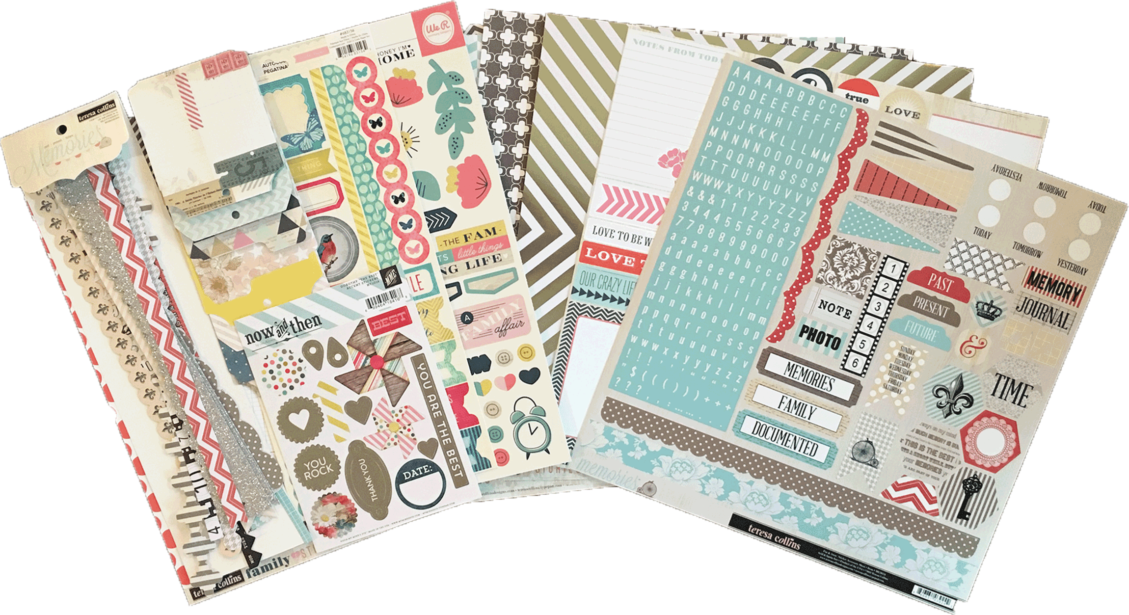 March's Scrapbook Kit Of The Month - Vellum (2300x1253), Png Download