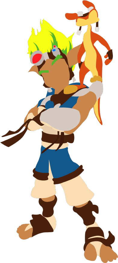 Jak And Daxter - Jak And Daxter Character Design (720x1169), Png Download