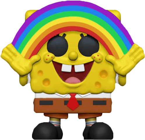 Funko Pop Spongebob Squarepants Rainbow - Spongebob Funko Pop 2019 (709x709), Png Download