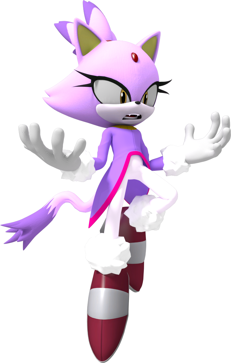 Blaze The Cat By Jogita6 - Blaze The Cat 3d (774x1215), Png Download