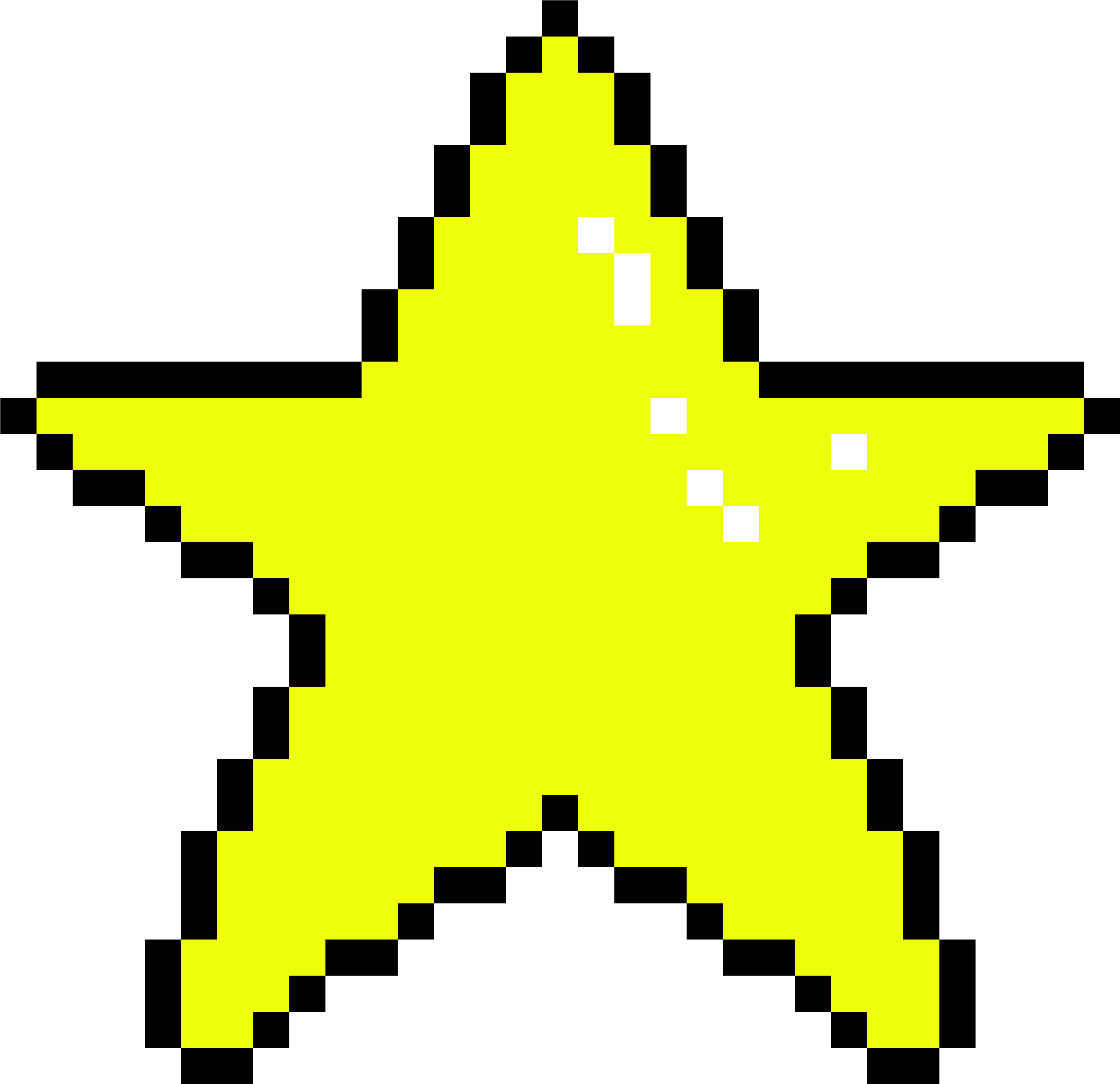 Christmas Star - Star Pixel Art (4950x3150), Png Download