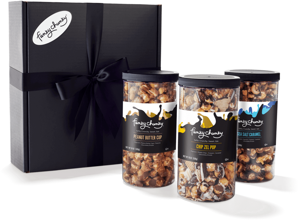 Triple Flavor Gift Pack Configurable Sea Salt Caramel - Caramel Corn (1024x1024), Png Download