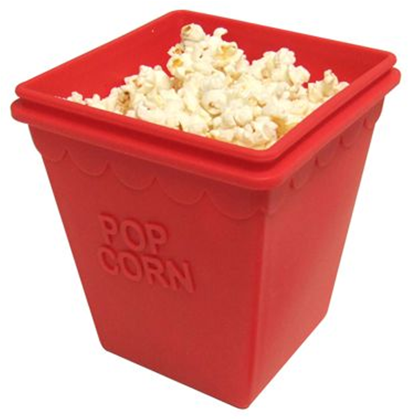 Popcorn Magic Microwave Tub - Pop Corn Silicone (1024x1024), Png Download
