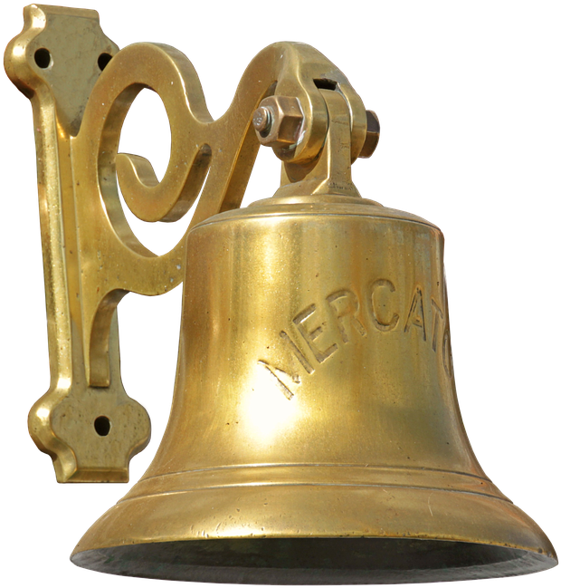 Peel N Stick Poster Of Seafaring Bell Brass Ship Bell - Campanas De Laton (697x720), Png Download