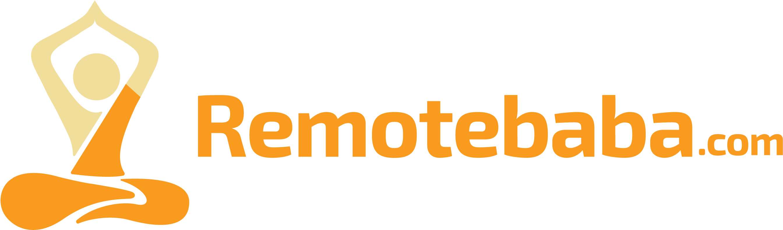 Remotebaba - Orange (2830x834), Png Download