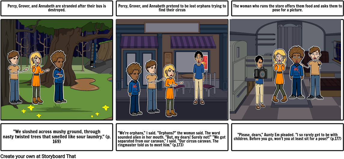 The Lighting Thief Chapter - Cartoon (1165x550), Png Download