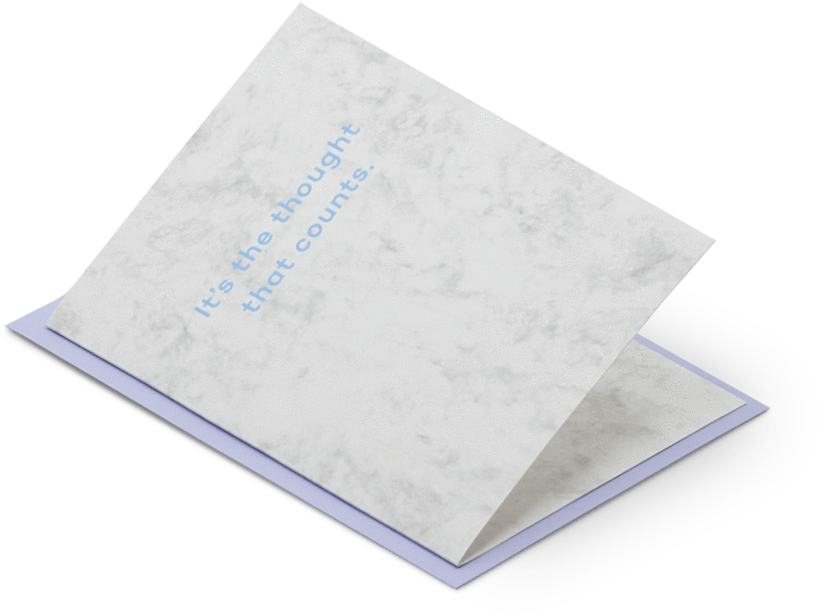 It's The Thought That Counts - Envelope (1024x838), Png Download