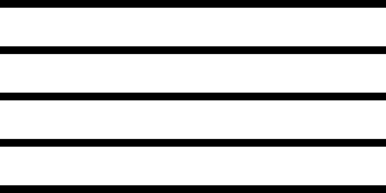 File - Music-staff - Svg - 5 Horizontal Lines In Music (1280x640), Png Download