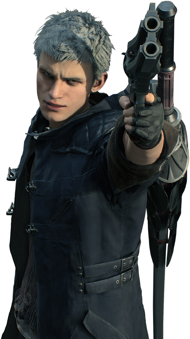 Nero Def Got The Best Redesign - Devil May Cry 5 Blue Rose (678x1179), Png Download