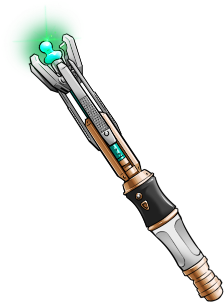 Sonic Screwdriver Mark 7 Press S - Gun Barrel (768x1280), Png Download
