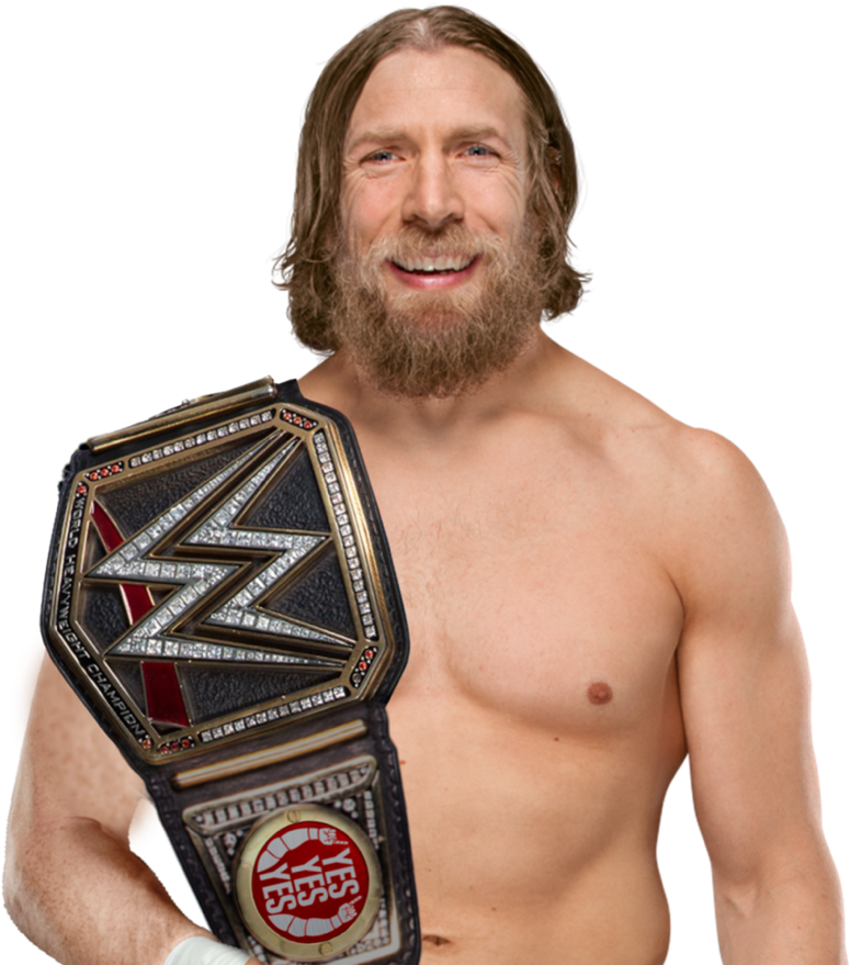Picture - Wwe Daniel Bryan Wwe Championship Side Plates (800x900), Png Download
