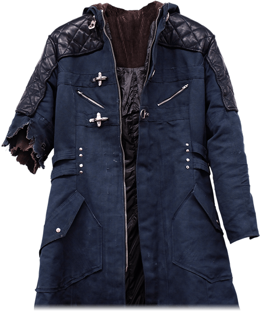 Pic Lineup Coat Front Nero - Devil May Cry 5 Jacket (550x647), Png Download