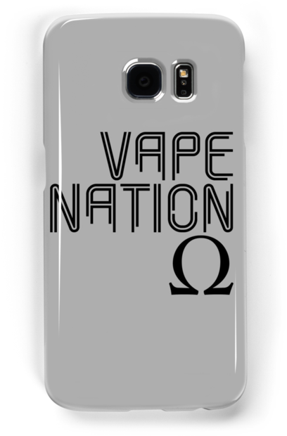 Vape Nation W/ Ohm Symbol By Infinitesimal-i - Mobile Phone Case (500x700), Png Download