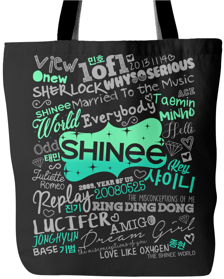 Shinee "collage" 2016 Tote Bags - Tote Bag (1024x1024), Png Download