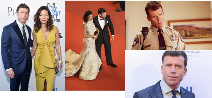 Taylor Sheridan - Taylor Sheridan Wife (750x440), Png Download