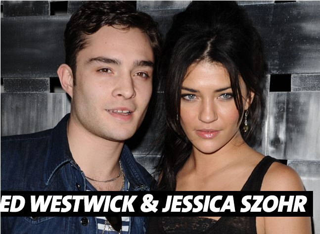 Gossip Girl - Ed Westwick Und Jessica Szohr (646x600), Png Download
