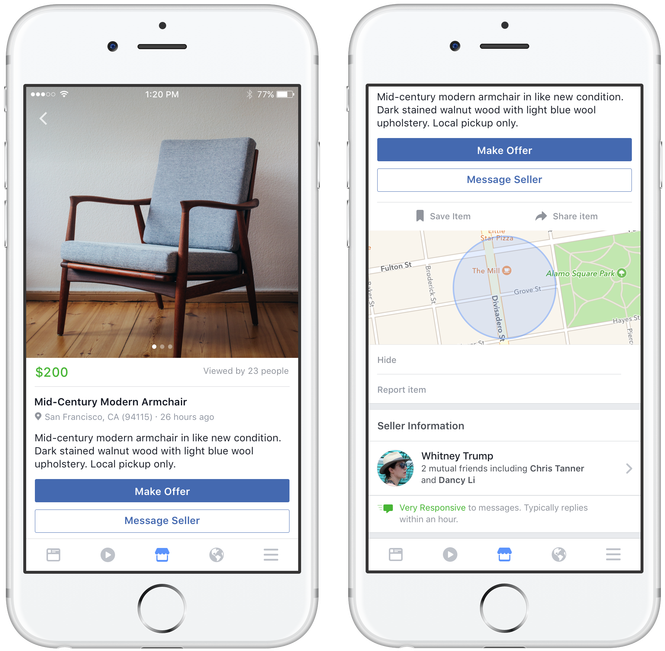 Facebook Takes On Ebay With New Marketplace - Facebook Marketplace Sponsored Ads (680x653), Png Download