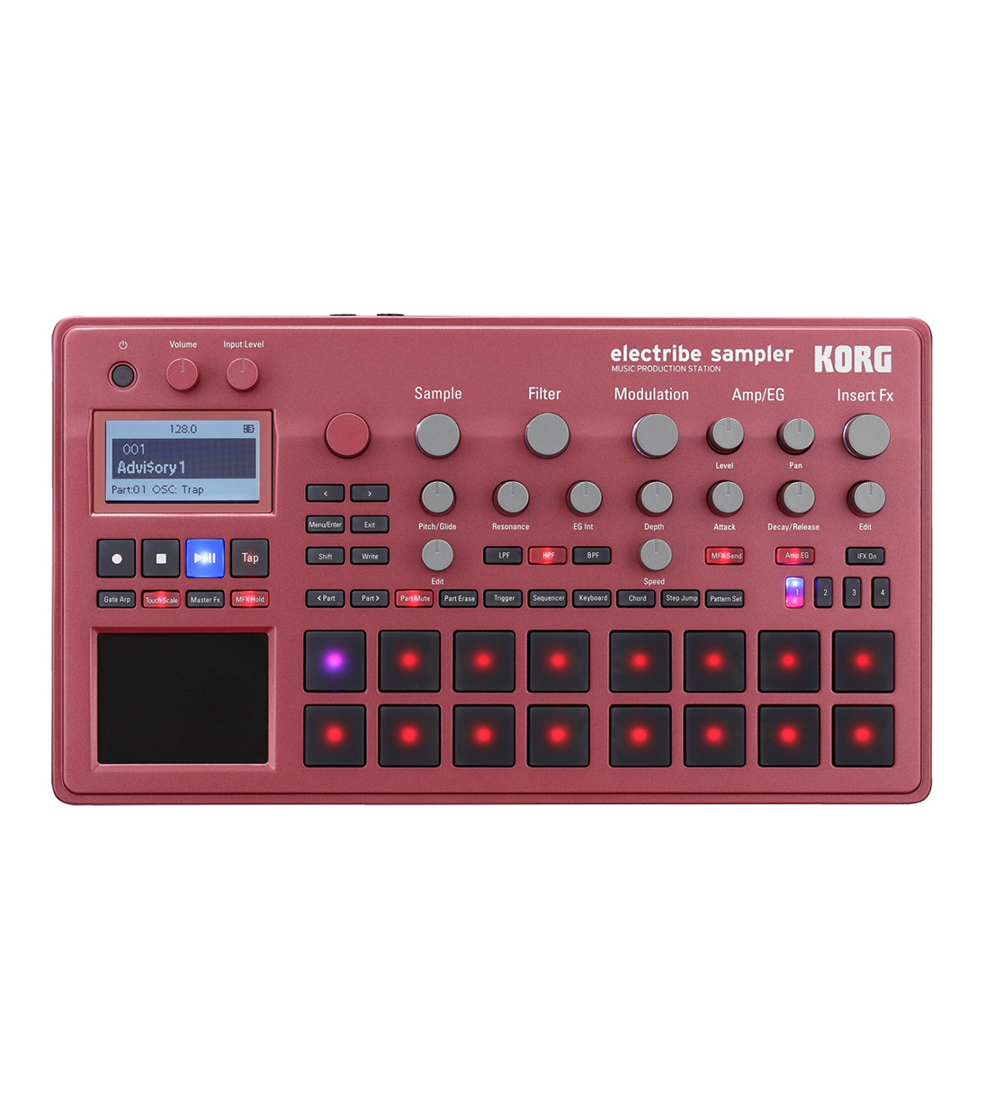 Korg Electribe 2 Red 1 W=1200&h=630 - Korg Electribe 2 Sampler (1096x1242), Png Download