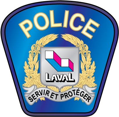 Free Vector Police Laval Logo - Police (751x713), Png Download
