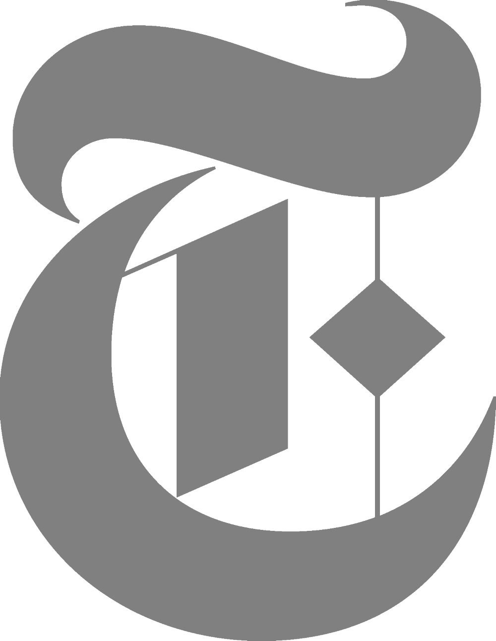 Symbol New York Times - Black New York Times Logo (1000x1292), Png Download