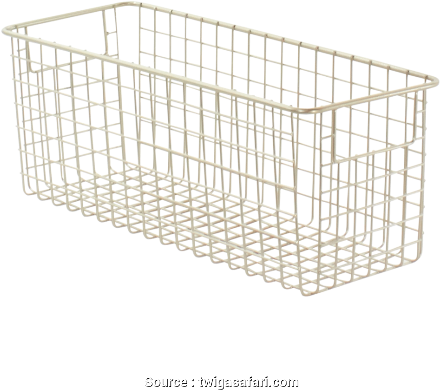Wire Mesh Sliding Baskets Metal Wire Storage Baskets - Basket (950x950), Png Download