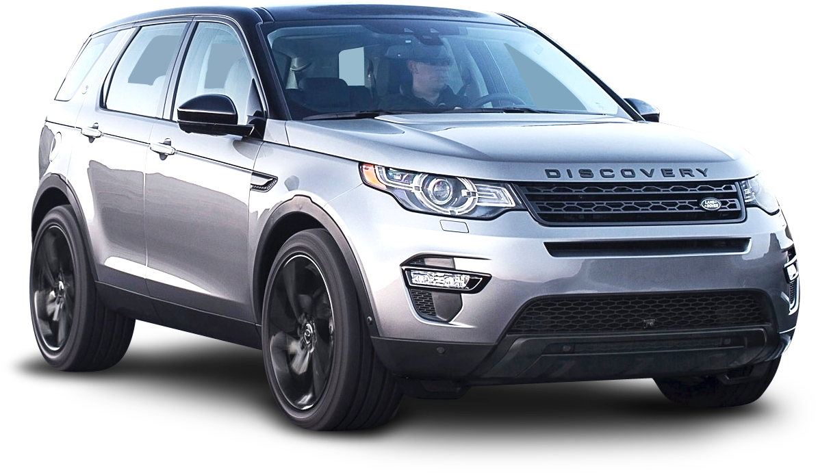 Land Rover Discovery Silver Car - 2017 Land Rover Discovery Sport Black Pack (1290x776), Png Download