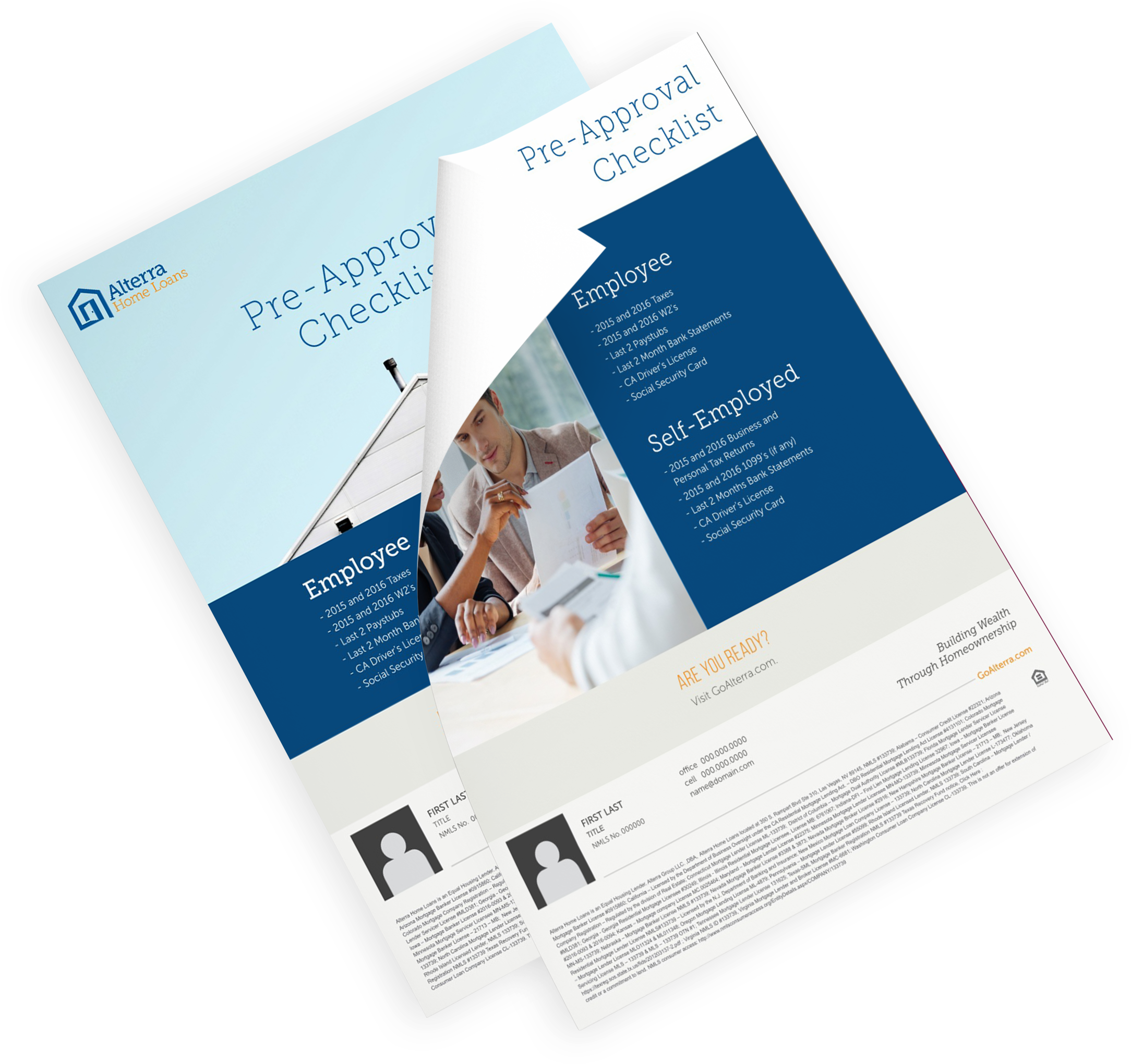 Pre Approval Checklist - Brochure (2231x2180), Png Download