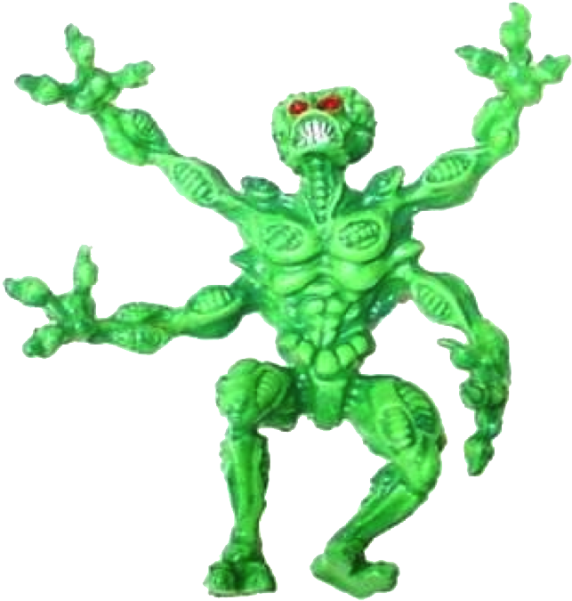 Green Alien Figure - Revenge From Mars Alien (667x739), Png Download