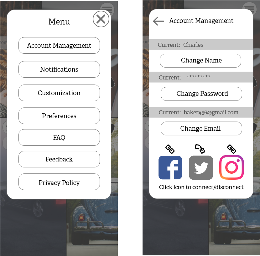 Once The User Clicks The Menu Icon, They Will Be Brought - Mobile Phone Case (1920x868), Png Download