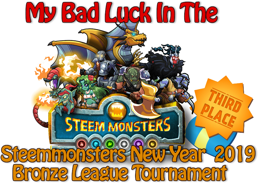 I Missed The Tournament Finale Because Of Bad Luck - Steem Monsters (1014x680), Png Download
