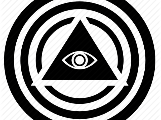 Drawn Illuminati Vector Logo (640x480), Png Download