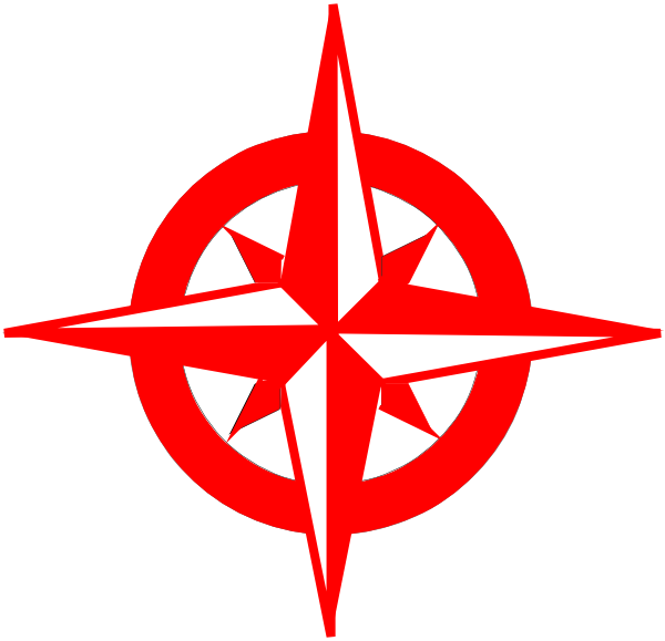 How To Set Use Red Compass 13 Svg Vector (600x579), Png Download