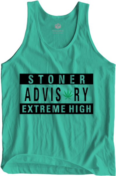 Buy This Graphic Stoner Advisory Tank Top At 46% Off - Parental Advisory (600x600), Png Download