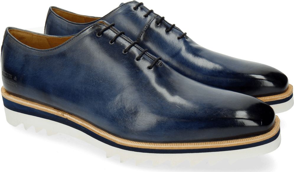 Oxford Shoes Jeff 26 Moroccan Blue Washed Finish - Suede (1024x1024), Png Download