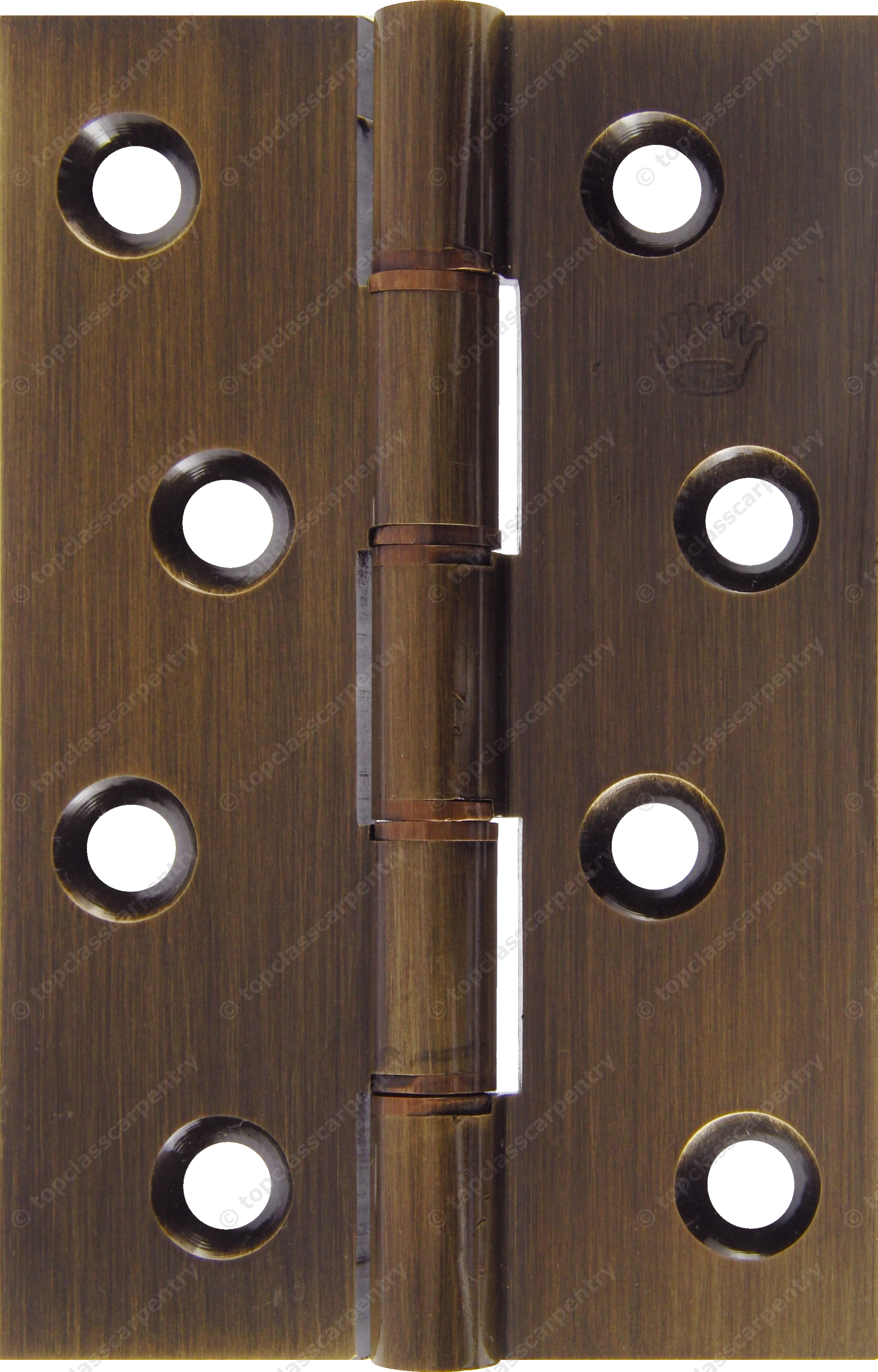 Fhw J6012ab 102mm X 67mm X 3mm Dpbw Butt Door Hinge - Bronze Hinge (2108x3293), Png Download